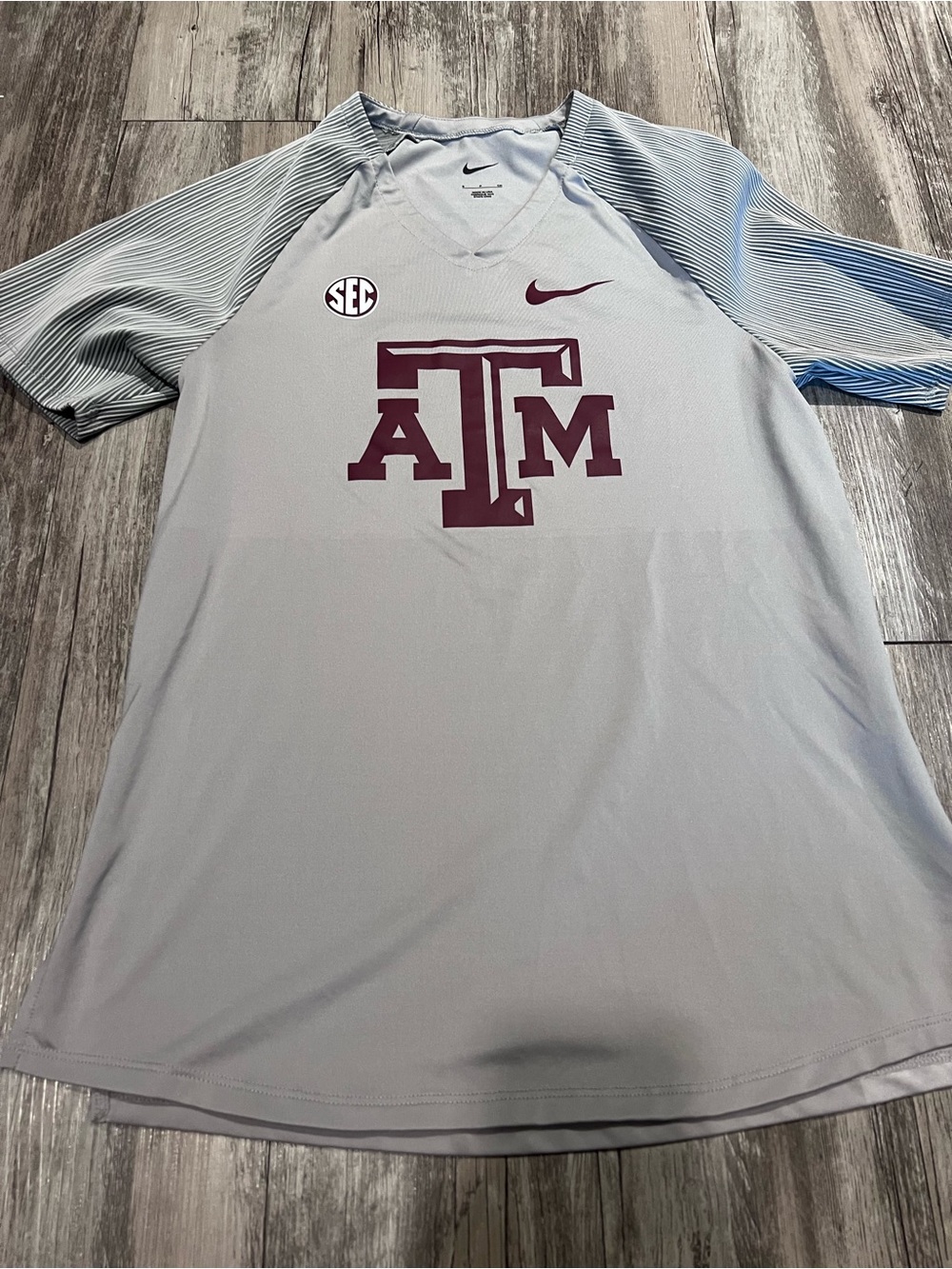 Nike Pro Elite Texas A&M Aggies Track & Field Size S Running Shirt Made In USA